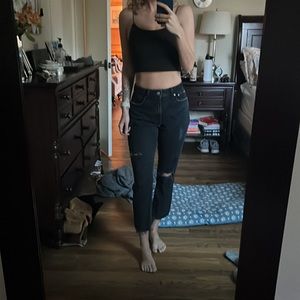 Abercrombie & Fitch Mom High Rise Petite